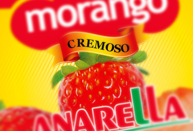 Projeto gráfico para rótulos de doces Anarella design rótulo Anarella