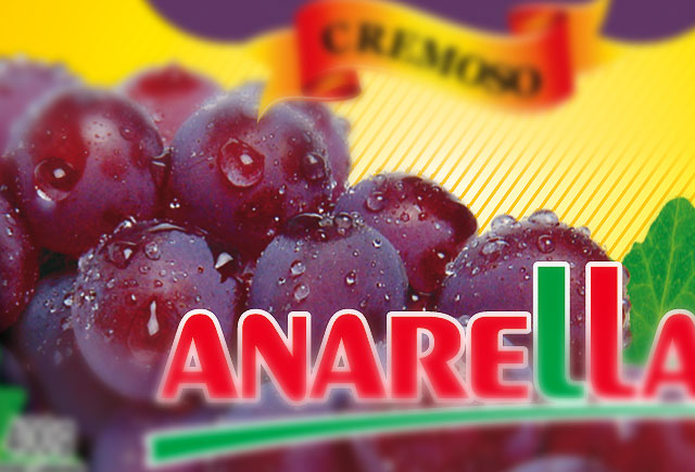 Projeto gráfico para rótulos de doces Anarella design rótulo Anarella