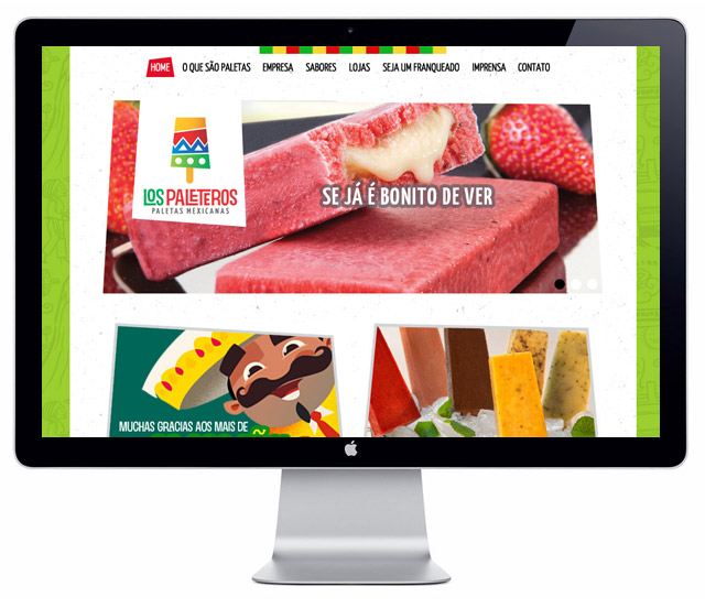 Criação de site para Los Paleteros
