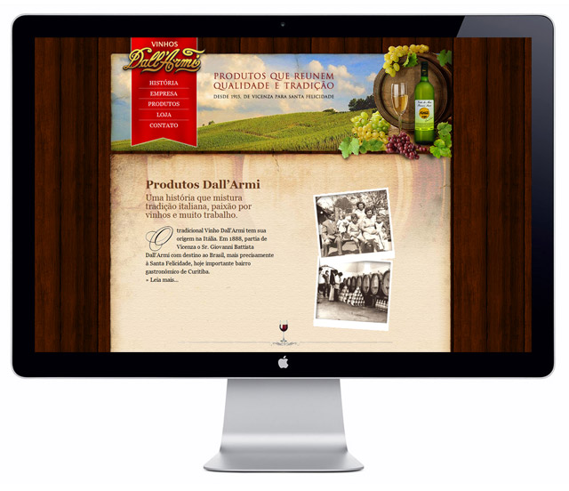 Web Design - Site Vilhos Dallarmi