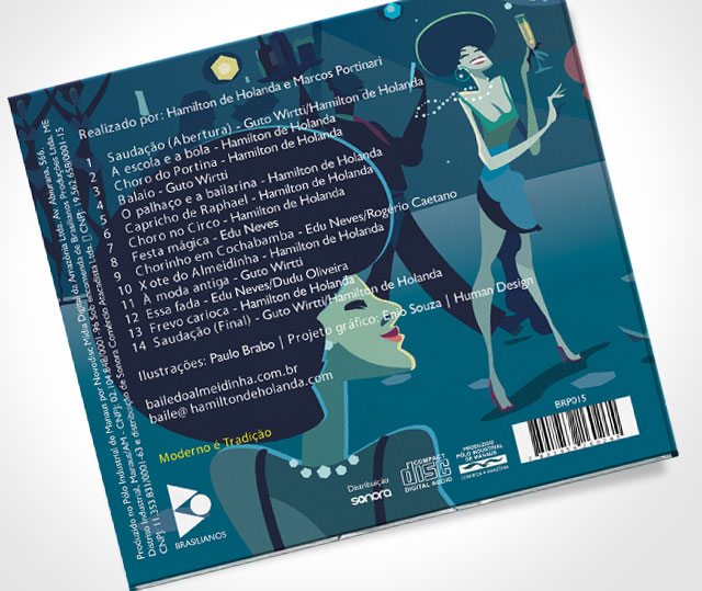 Design Capa CD Hamilton de Holanda
