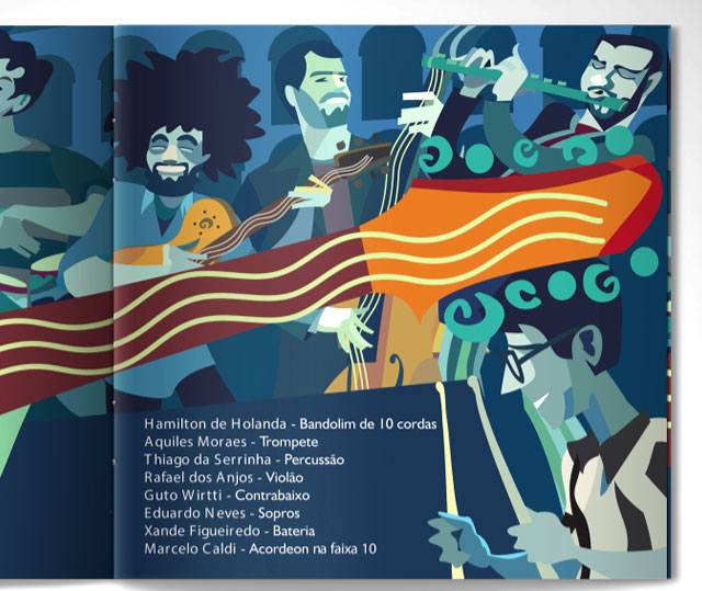 Design Capa CD Hamilton de Holanda