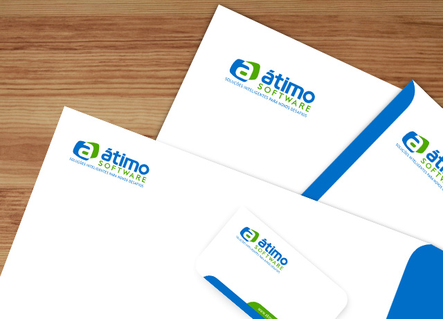design identidade visual atimo software