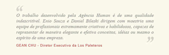 depoimento sobre a marca los paleteros