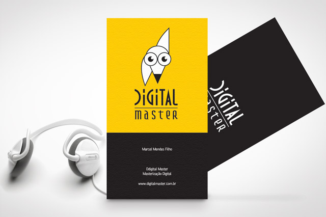 design de cartao de visita digital master
