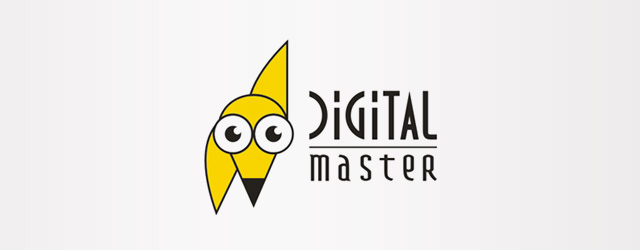 Criação de Marca | Logotipo e Símbolo para empresa de Masterização Digital. Criação de Logotipo e símbolo - Digital Master